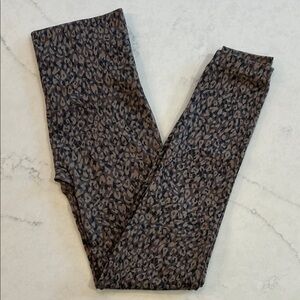 SPANX leopard leggings size L